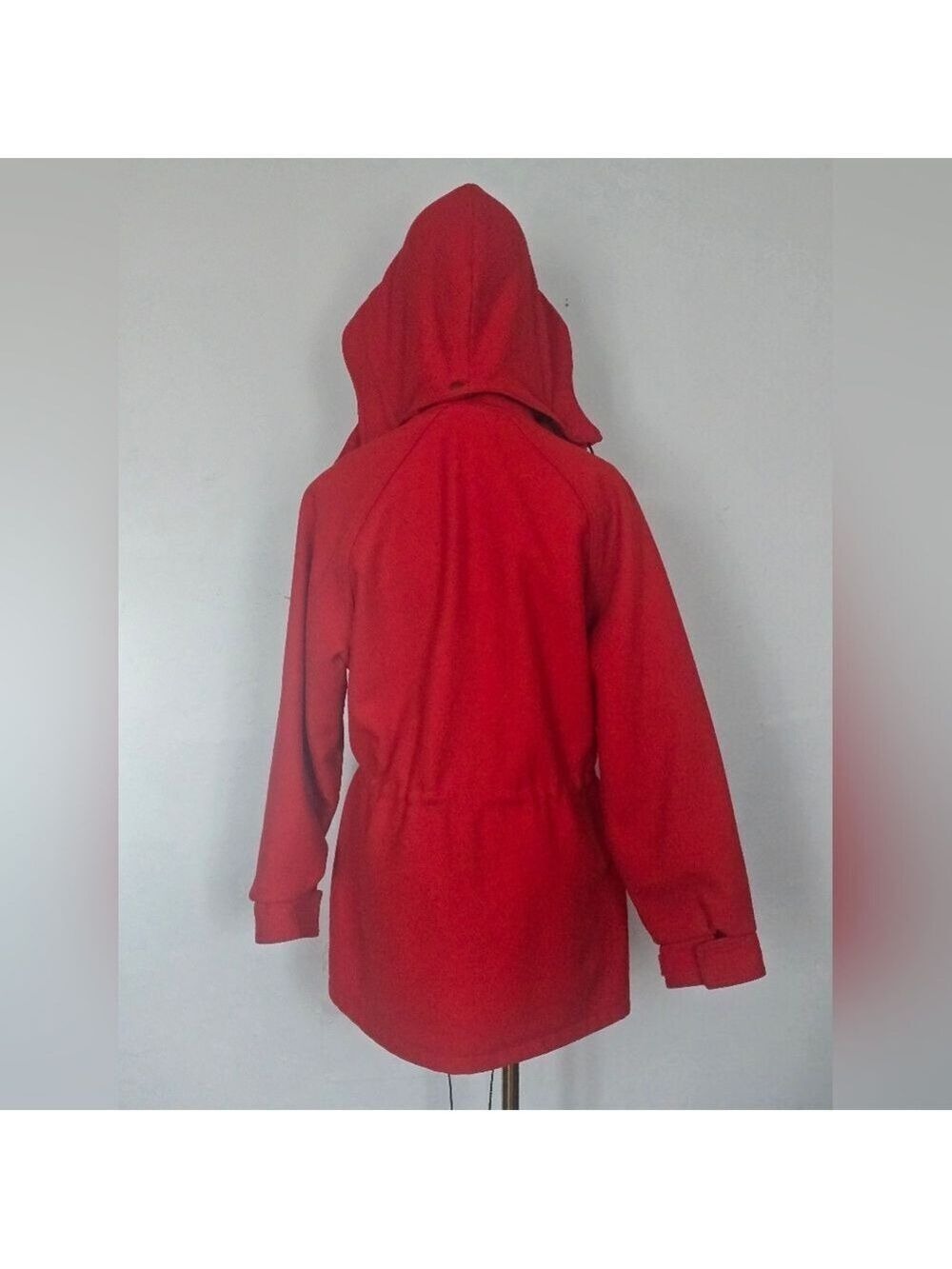 Women's WOOLRICH Vintage 100% Wool Anorak Hooded Coat - Picture 2 of 16